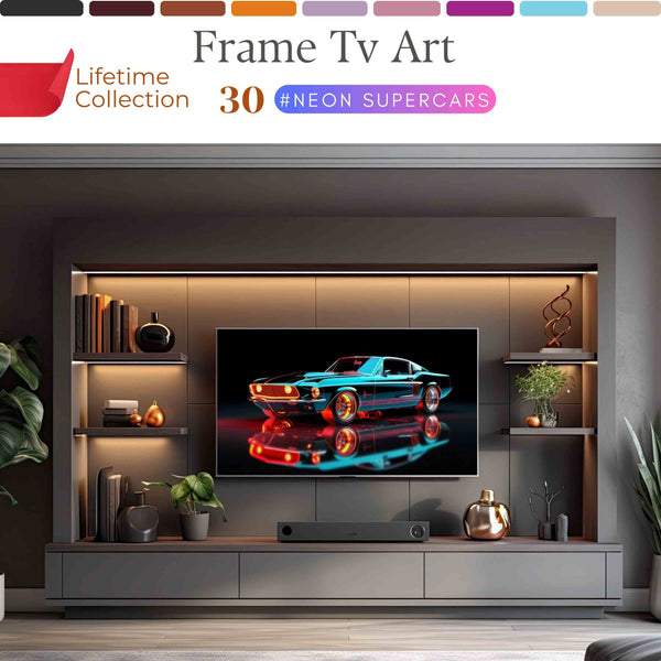 Supercar Frame Art TV Collection – Luxury Digital Wall Art for Modern Interiors | XO Fine Art