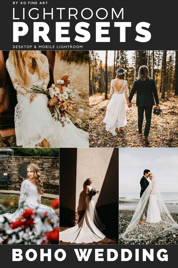 Wedding Presets  | BOHO WEDDING | Set of 5 | Mobile & Desktop Lightroom Presets - Blogger Presets, Bohemian Wedding, Boho Filters, boho presets, boho wedding, Boho Wedding Preset, bright presets, Influencer Presets, Instagram Preset, iPhone Presets, Lightroom CC, Lightroom Mobile, Lightroom presets, Mobile Filter, Mobile Preset, Photo Presets, Presets, Vintage Presets, Wedding Photo Preset, wedding presets