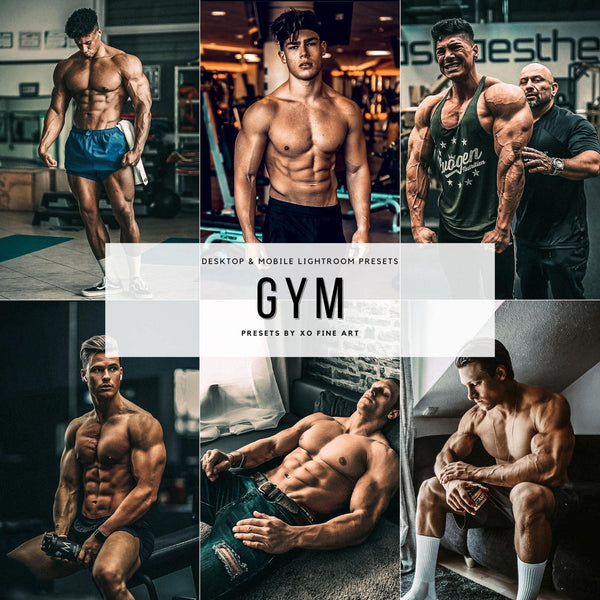 GYM PRESETS | XO GYM | Set of 9 | Mobile & Desktop Lightroom Presets - bodybuilding presets, cinematic look, earthy presets, film presets, fitness presets, FREE Lightroom Presets, gym preset, gym presets, lifestyle presets, Lightroom mobile presets, Lightroom Presets, lightroom presets desktop, moody presets, preset, presets, presets lightroom, Sport Presets, workout presets