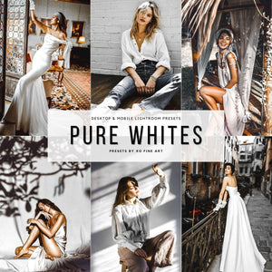 Instagram Presets | PURE WHITES | Set of 9 | Mobile & Desktop Lightroom Presets - autumn presets, Blogger Presets, clean preset, earthtone preset, earthtone presets, Earthy Presets, fall presets, fashion presets, FREE Lightroom Presets, instagram presets, lifestyle presets, Lightroom mobile presets, Lightroom Presets, lightroom presets desktop, Lightroom presets LR, Moody Presets, Natural Presets, Nude Tones, pastel preset, perfect whites, preset, presets, presets lightroom, white presets, white tones