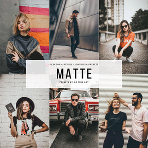 Instagram Presets | MATTE | Set of 6 | Mobile & Desktop Lightroom Presets - earthtone preset, fashion presets, FREE Lightroom Presets, instagram filters, instagram presets, light airy preset, Lightroom mobile presets, Lightroom Presets, lightroom presets desktop, matte lightroom, matte preset, matte presets, matte tones, pastel preset, preset, presets, presets lightroom, rose gold preset, soft
