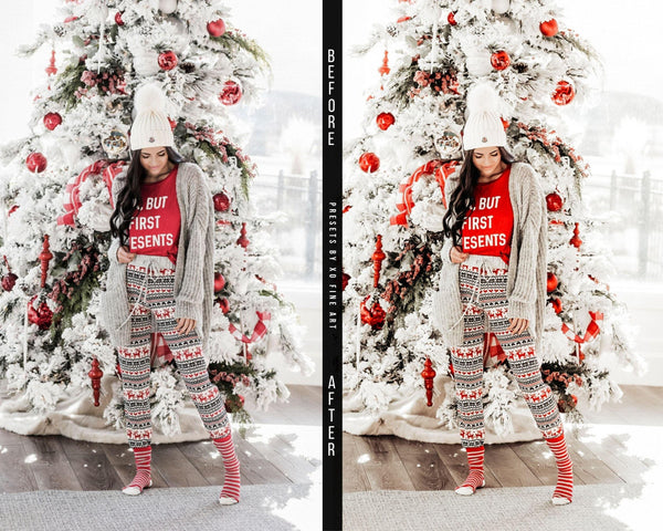 Christmas Presets | XMAS TREE | Set of 15 | Mobile & Desktop Lightroom Presets - Blogger Preset, Bright Winter, Christmas Day, Christmas Preset, Christmas Presets, Clean Preset, Cozy Holiday, FREE Lightroom Presets, Indoor Blogger, Instagram Presets, Light and Airy, Lightroom mobile presets, Lightroom Presets, lightroom presets desktop, pastel preset, preset, presets, presets lightroom, Winter Preset