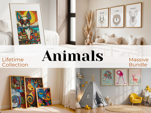 Digital Art Mega Bundle – 6,000 + Files | Printable  Digital Art Posters | Instant Digital Download | Digital Print | 300 DPI | 4k |