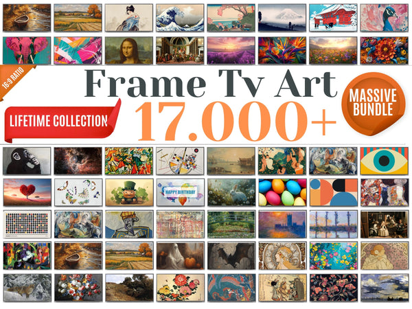 17.000+ Frame TV Artworks • Bundle • Lifetime Access • Weekly Update • Digital Download •