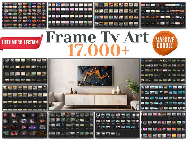 17.000+ Frame TV Artworks • Bundle • Lifetime Access • Weekly Update • Digital Download •