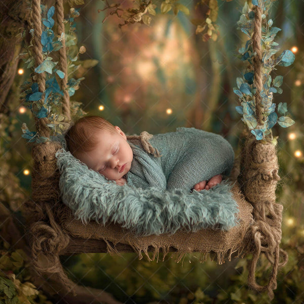 Moon & Dreamy Celestial Newborn Backdrops – Set of 7 Night Sky Digital Backgrounds for Baby Photography