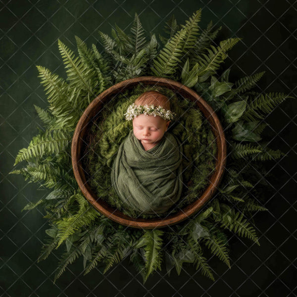 Earthy Woodland Newborn Backdrops
