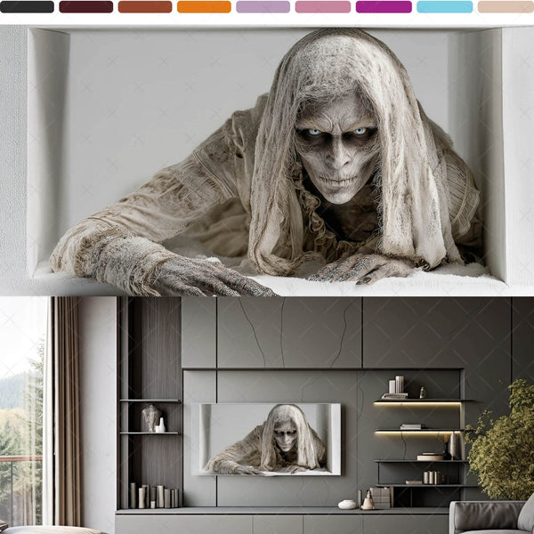 Scary 3D Prank Illusions for Samsung Frame TV – Vol. 1 Winter Creatures (16:9 Digital Download, 4K Frame TV Art)