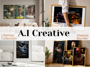 Digital Art Mega Bundle – 6,000 + Files | Printable  Digital Art Posters | Instant Digital Download | Digital Print | 300 DPI | 4k |