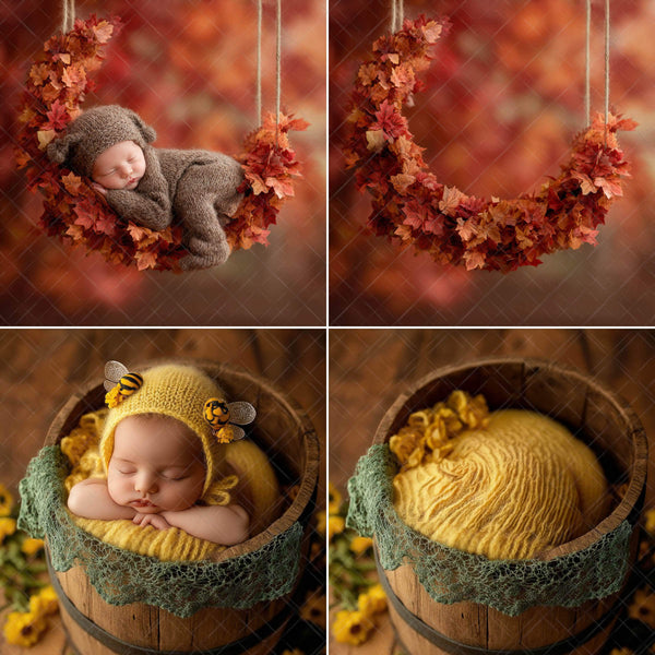Seasonal Holiday Newborn Backdrops