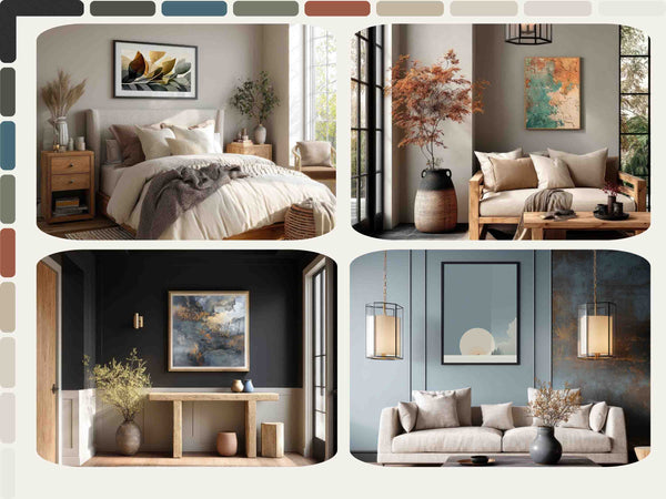 Contemporary Interior Toolkit – Posters, Mockups & Design Style Guide | XoFineArt