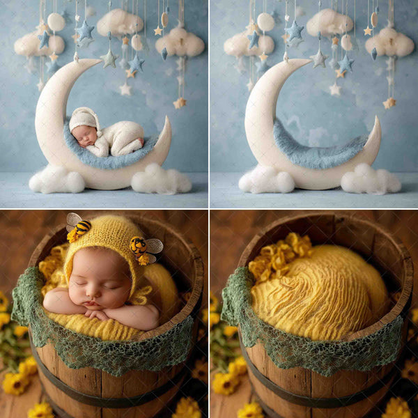 Woodland Newborn Digital Backdrops – Volume 2 (21 Backdrops)