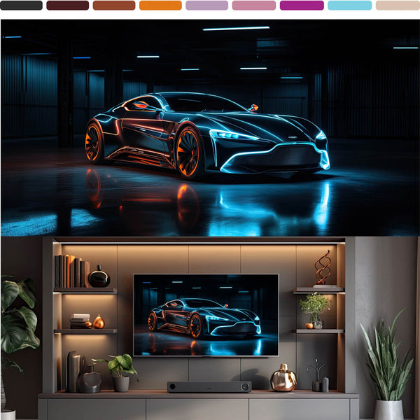 Supercars Frame TV Art – 30 Luxury 4K Digital Car Wallpapers for Samsung Frame TV