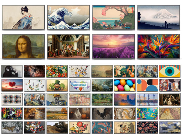 17.000+ Frame TV Artworks • Bundle • Lifetime Access • Weekly Update • Digital Download •