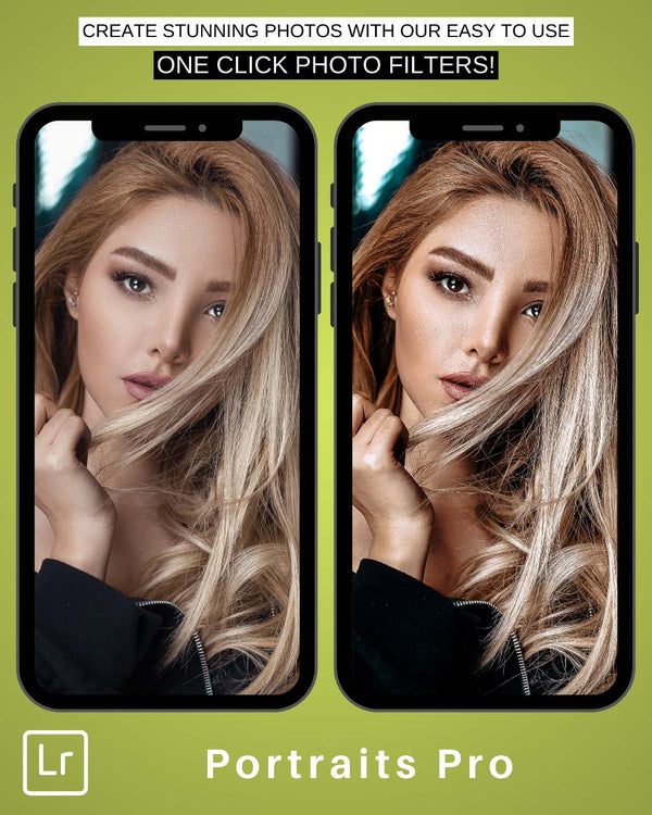 Portrait Preset | Set of 59 | Lightroom Presets Mobile & Desktop | Selfie Presets | Beauty Presets | Instagram presets