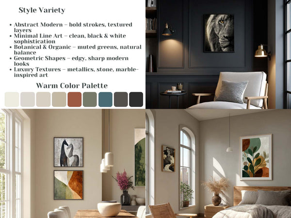 Contemporary Poster Collection – 660+ Printable Wall Art Bundle | Modern Abstracts, Botanicals, Line Art & Textured Prints | Instant Download