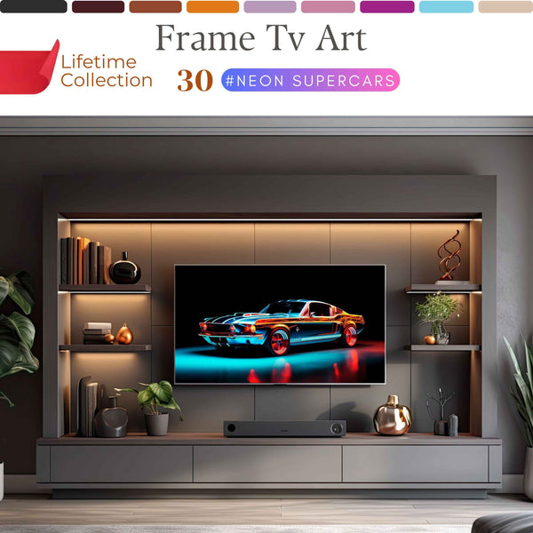 Supercar Frame Art TV Collection – Luxury Digital Wall Art for Modern Interiors | XO Fine Art