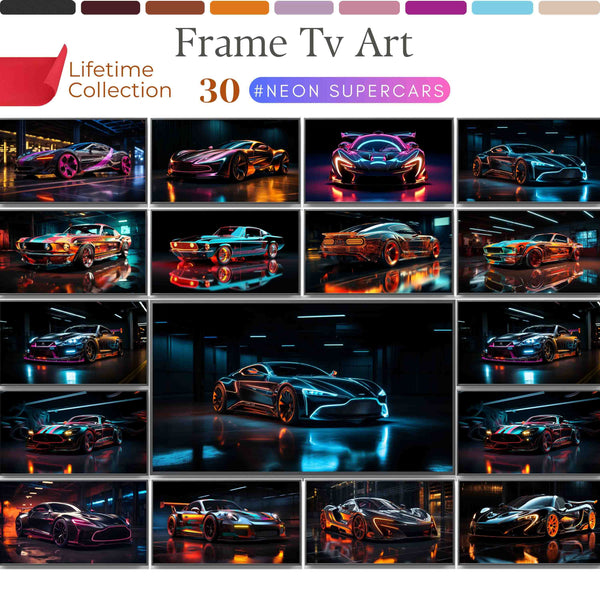 Supercar Frame Art TV Collection – Luxury Digital Wall Art for Modern Interiors | XO Fine Art
