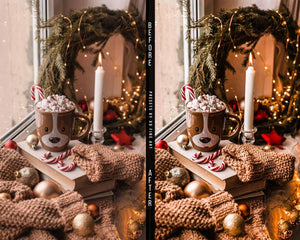 Christmas Presets | CHRISTMAS GIFT | Set of 8 | Mobile & Desktop Lightroom Presets - Bright Winter, Christmas Day, Christmas Presets, Cool Tone preset, Cozy Holiday, Cozy Presets, FREE Lightroom Presets, Holiday Presets, Indoor Blogger, Light and airy, Lightroom mobile presets, Lightroom Presets, lightroom presets desktop, preset, presets, presets lightroom, White Christmas, Winter Preset
