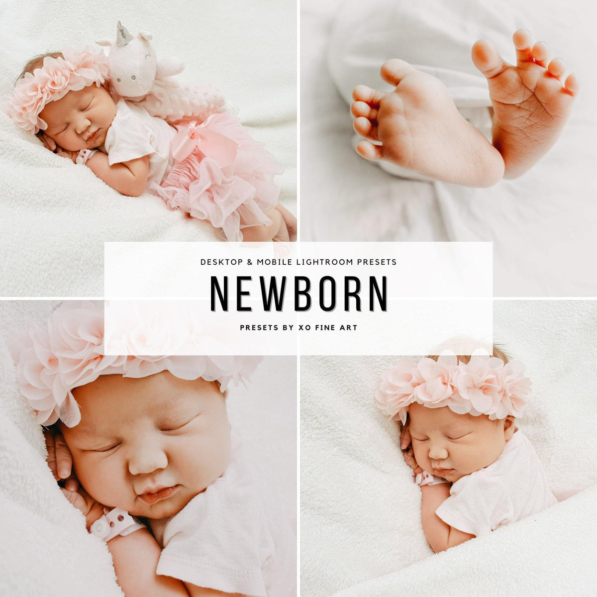 Baby Presets | NEWBORN | Set of 7 | Desktop & Mobile Lightroom Presets ...