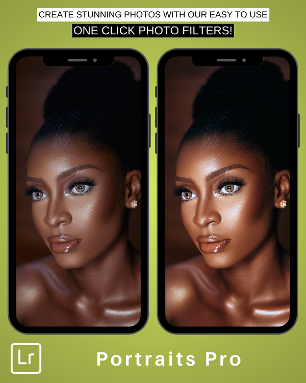 Portrait Preset | Set of 59 | Lightroom Presets Mobile & Desktop | Selfie Presets | Beauty Presets | Instagram presets